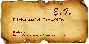 Eichenwald István névjegykártya